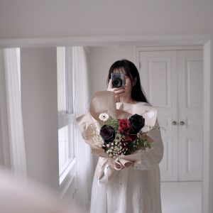 2026 韓式情人節花束（紅色系中型）