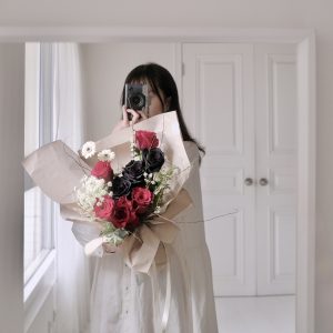 2026 韓式情人節花束(紅色系中大型)